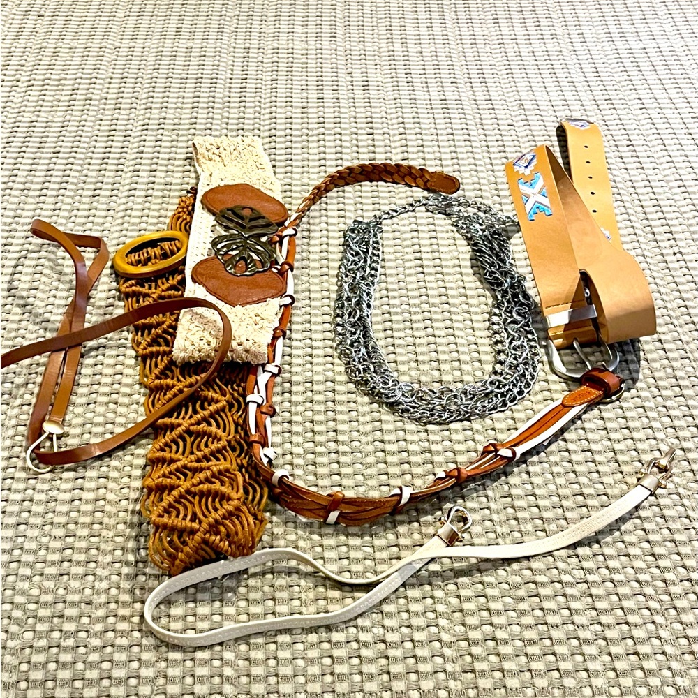 Belts. Lot of 7. Medium